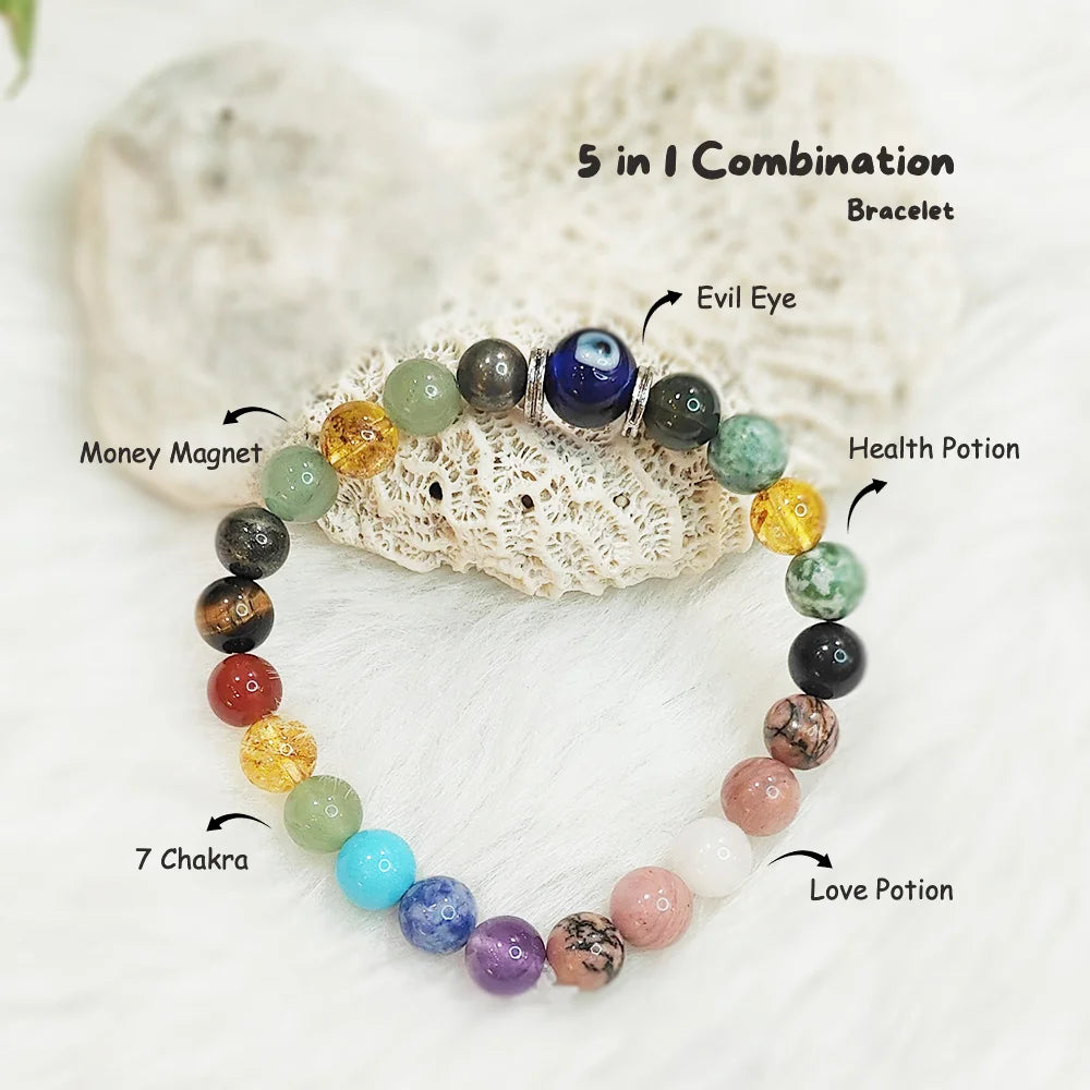 5 in 1  Dhan Yog Bracelet (Lab Certified)