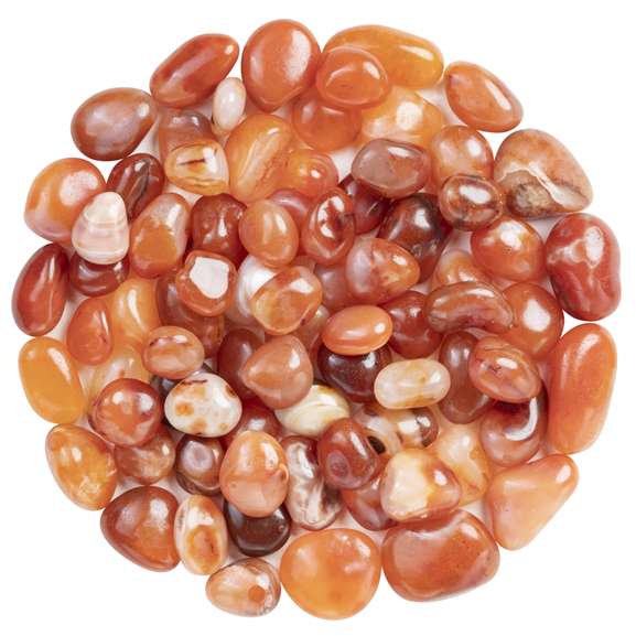 Carnelian tumble stone