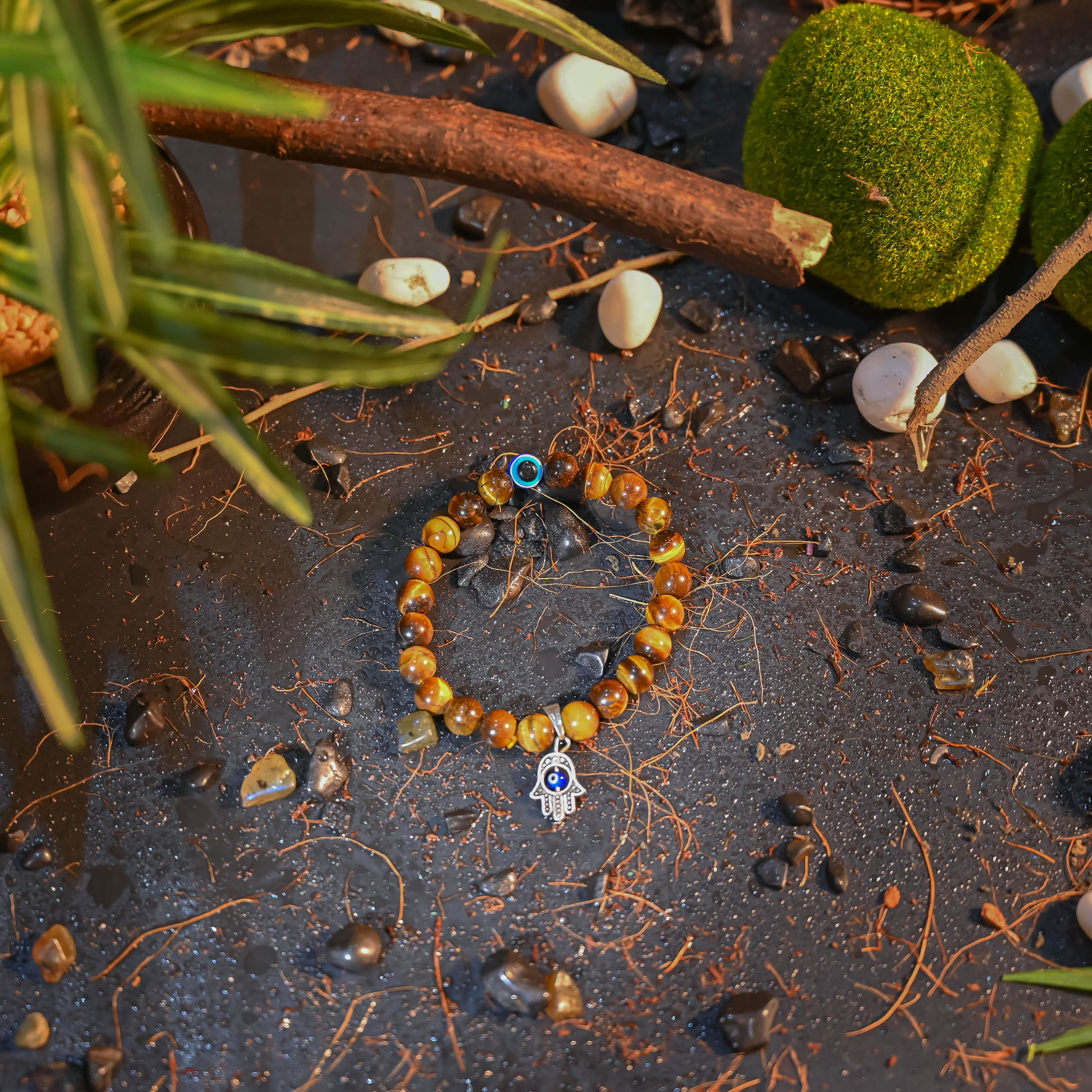 Tiger Eye Healing Bracelet – Attract Success, Focus & Positive Energy