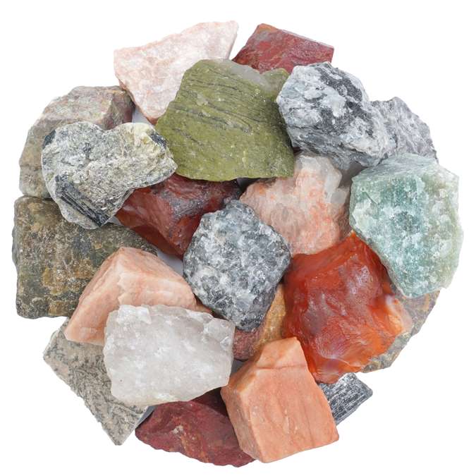 Exclusive Assorted Rough/Raw Natural Crystal for Tumbling Chakra Balancing