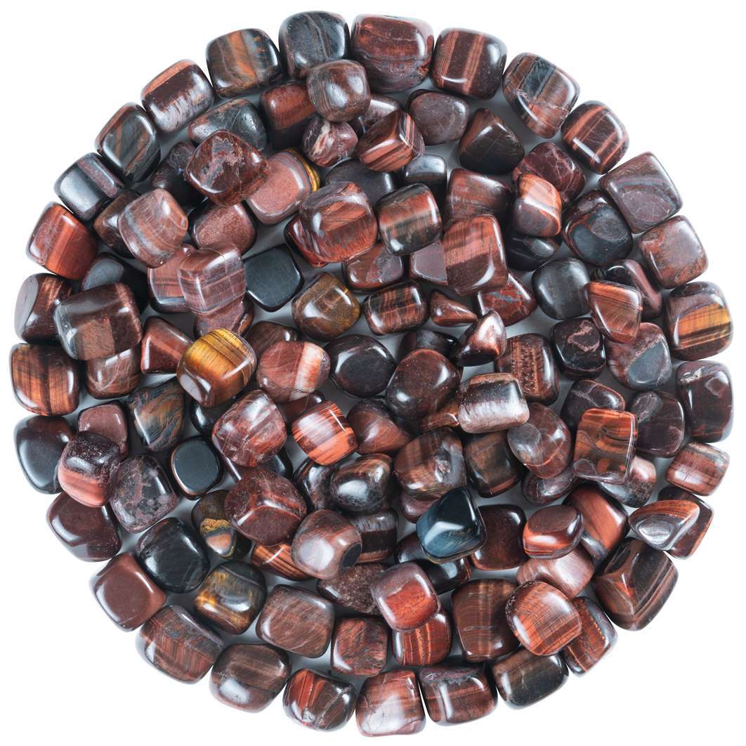 Red Tiger Eye Tumble Stone