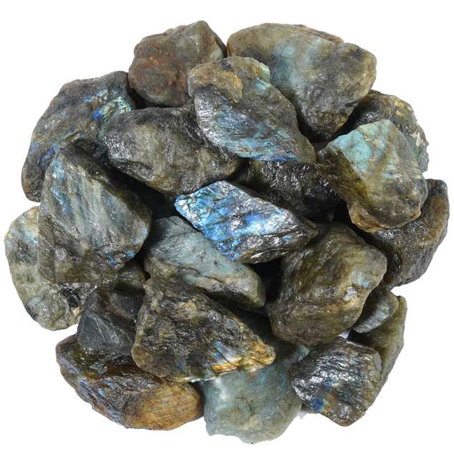 Labradorite Rough/Raw Natural Crystal for Tumbling Chakra Balancing