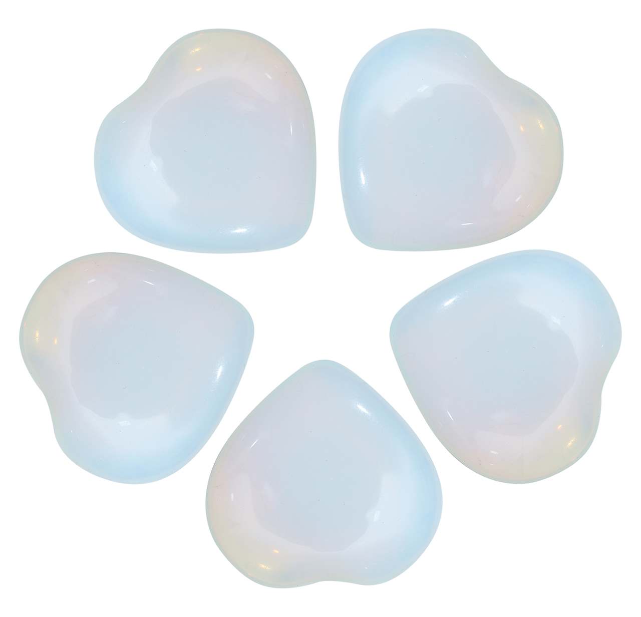 Opalite Crystal Heart Shape Stone