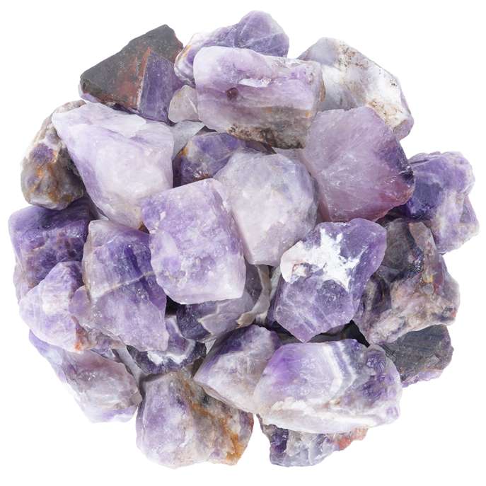 Amethyst Rough/Raw Natural Crystal for Tumbling Chakra Balancing