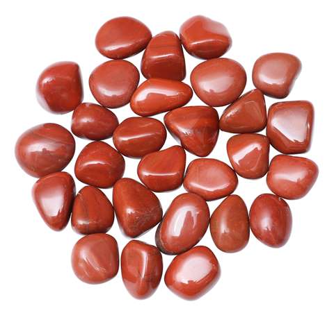 Red jasper tumble stone