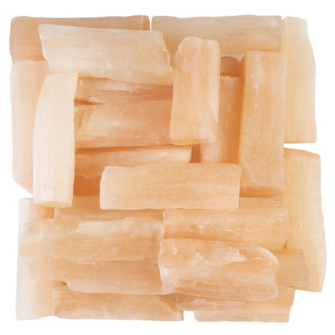Orange Selenite Rough/Raw Crystal for Tumbling Chakra Balancing