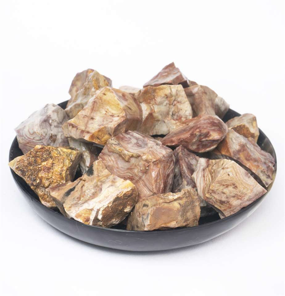 Rosetta Jasper Rough/Raw Natural Crystal for Tumbling Chakra Balancing