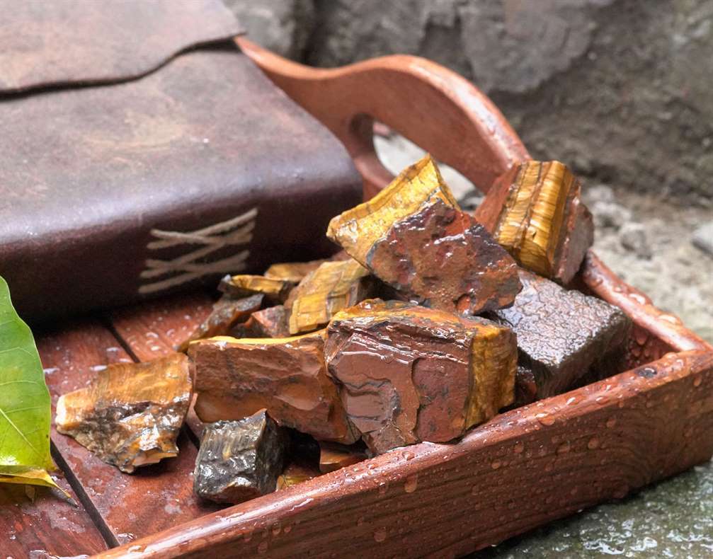 Tiger Eye Raw Rough/Raw Natural Crystal for Chakra Balancing
