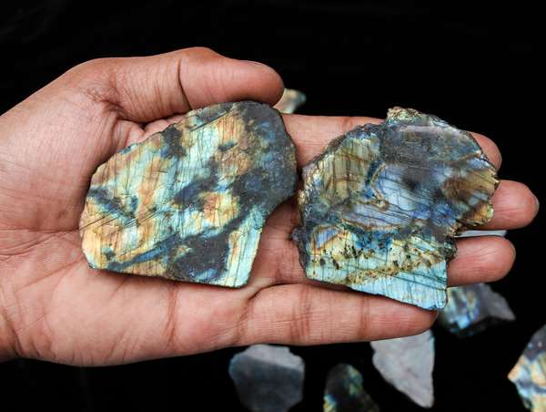 Labradorite Polished Slice Natural Crystal for Chakra Balancing