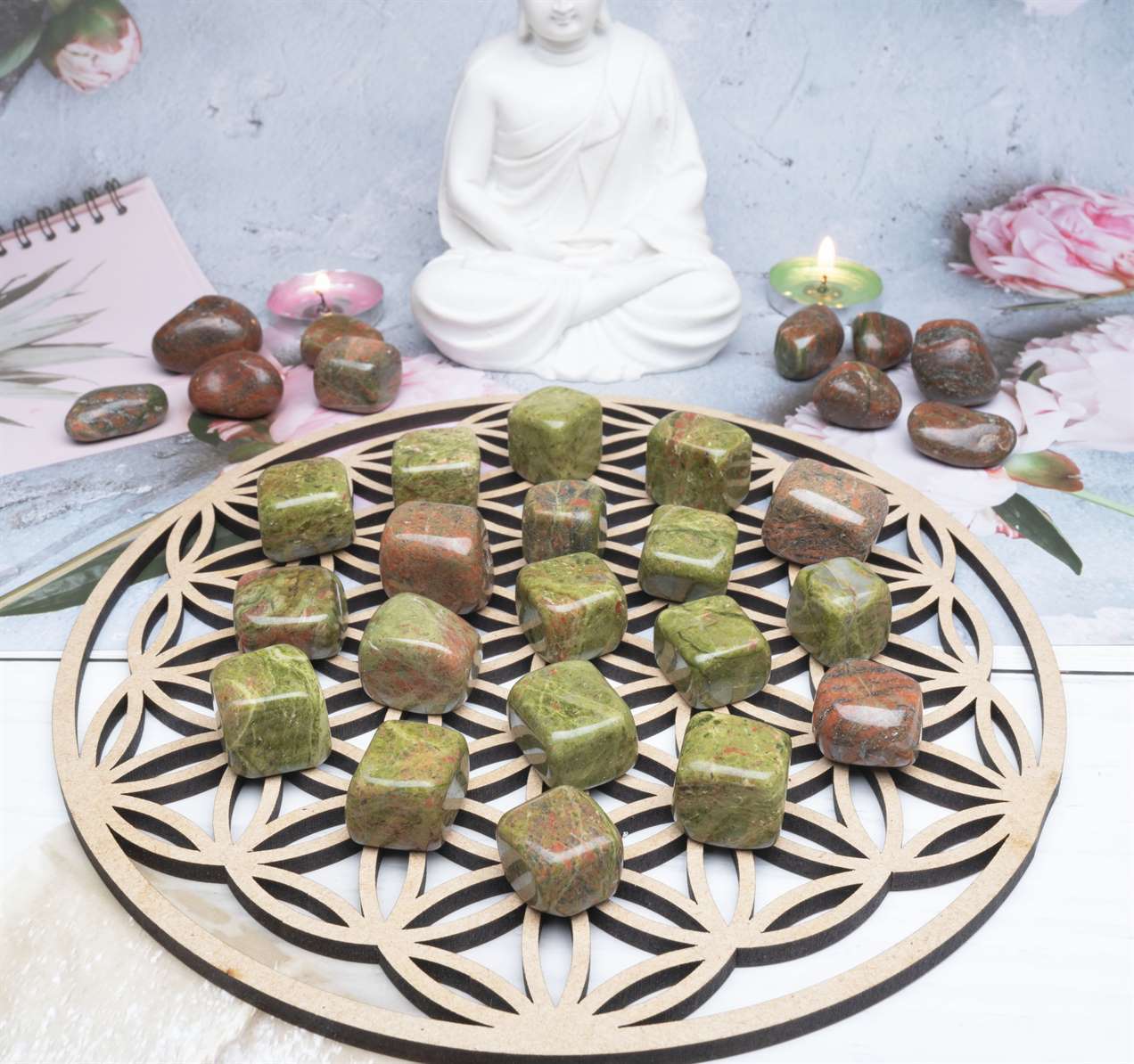 Unakite Tumble Stone