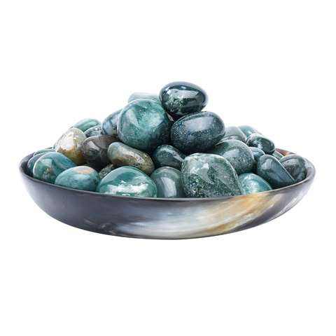Moss Agate Tumble Stone