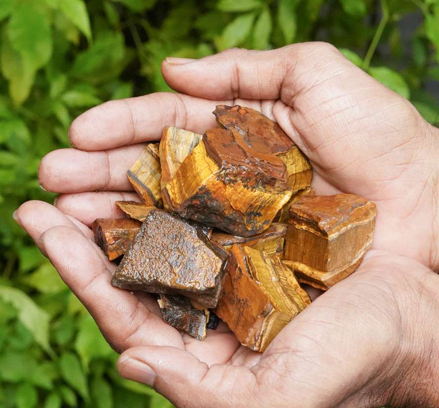Tiger Eye Raw Rough/Raw Natural Crystal for Chakra Balancing
