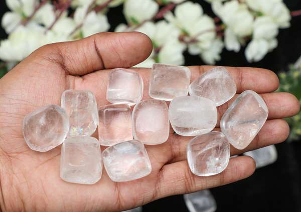 Clear Quartz Tumble Stone