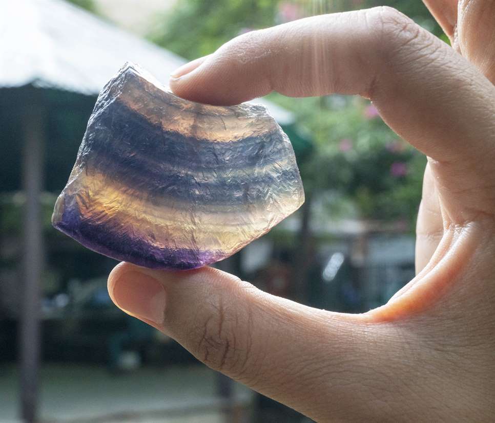 Fluorite Rough/Raw Natural Crystal for Tumbling Chakra Balancing