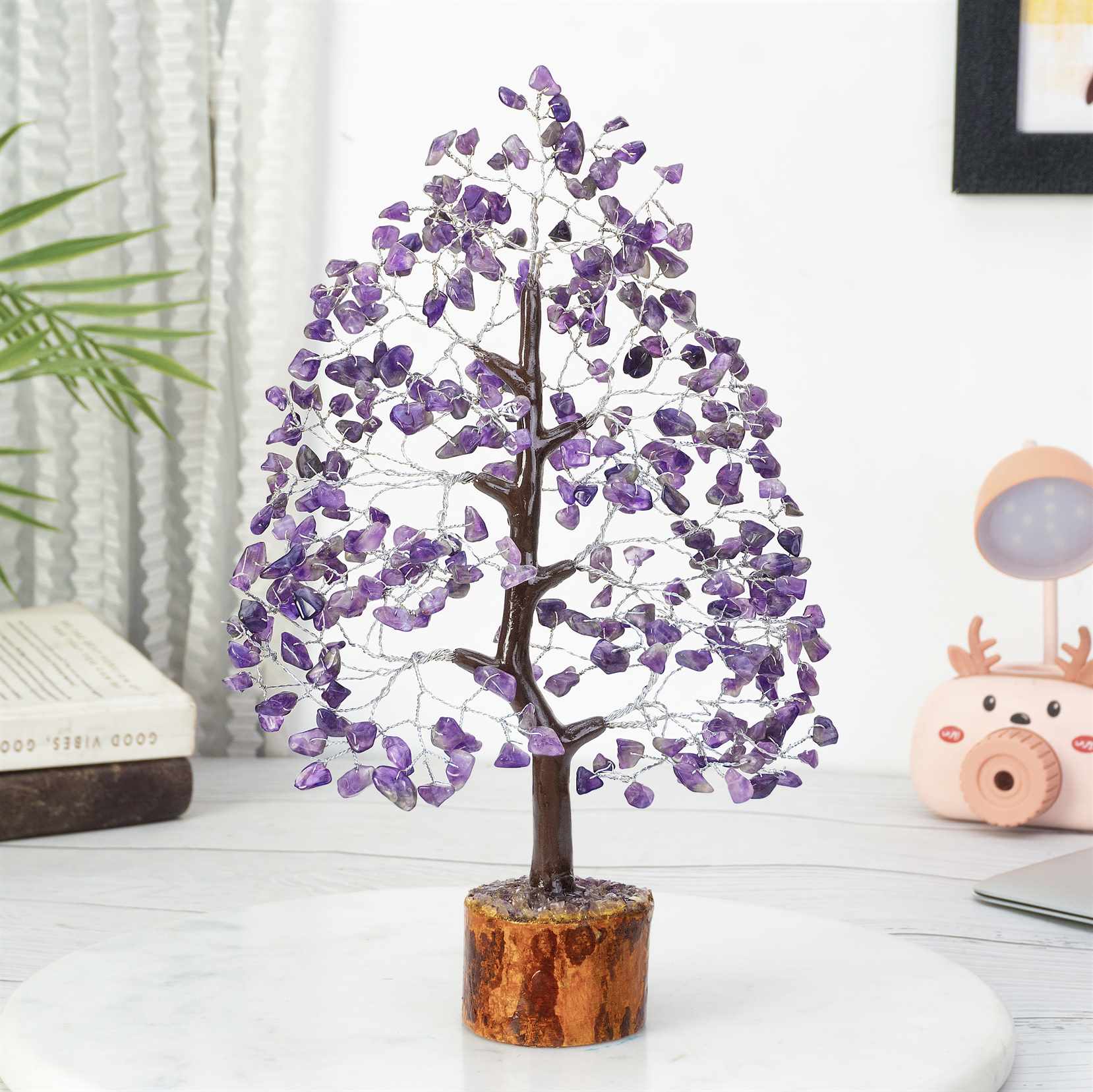 Amethyst Crystal Tree – for Calmness, Healing Energy & Home Décor Showpiece