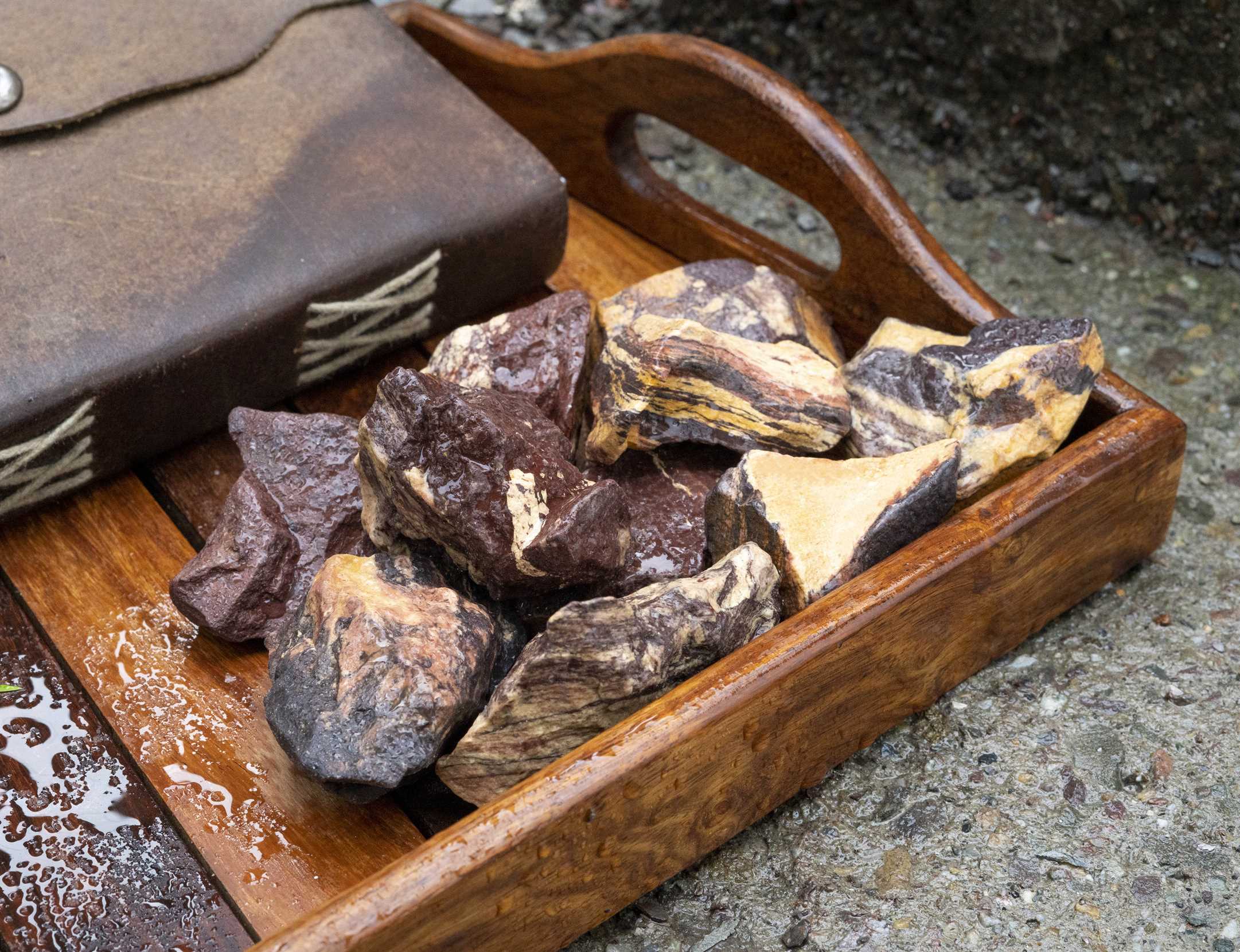 Wooden Jasper Rough/Raw Crystal for Tumbling Chakra Balancing