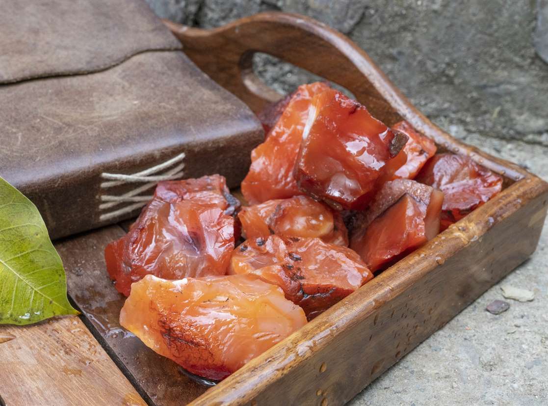 Carnelian Rough/Raw Natural Crystal for Tumbling Chakra Balancing