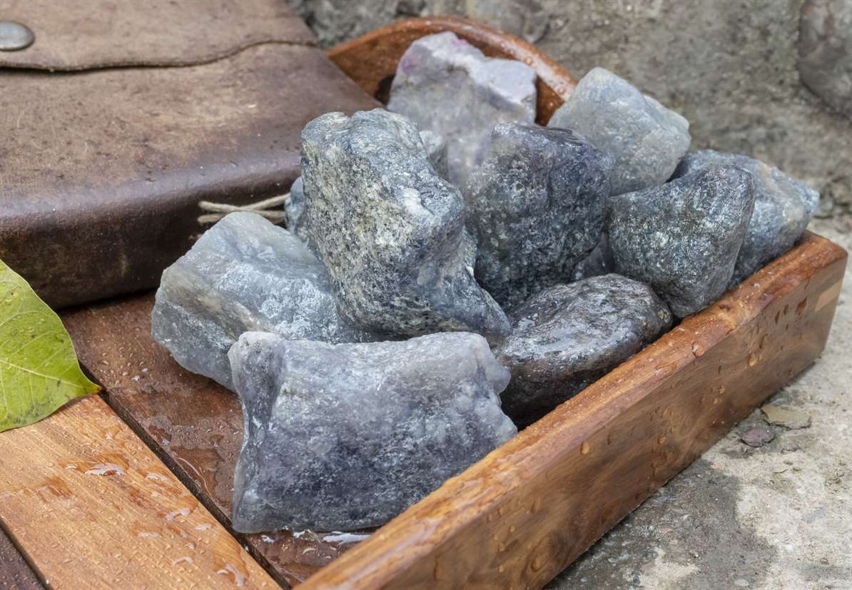 Iolite Rough/Raw Natural Crystal for Tumbling Chakra Balancing