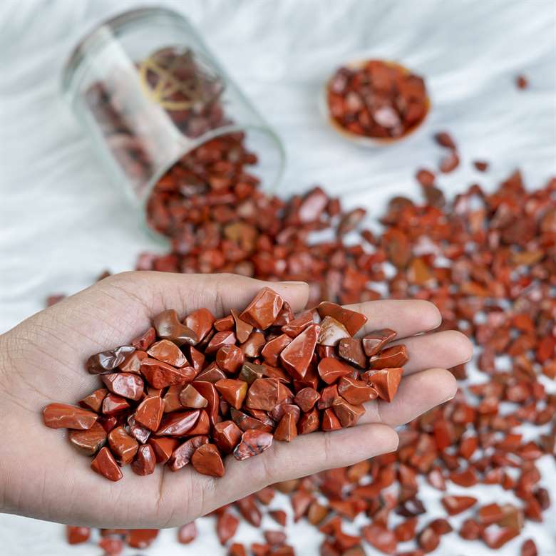 Red Jasper Crystal Chips Stone