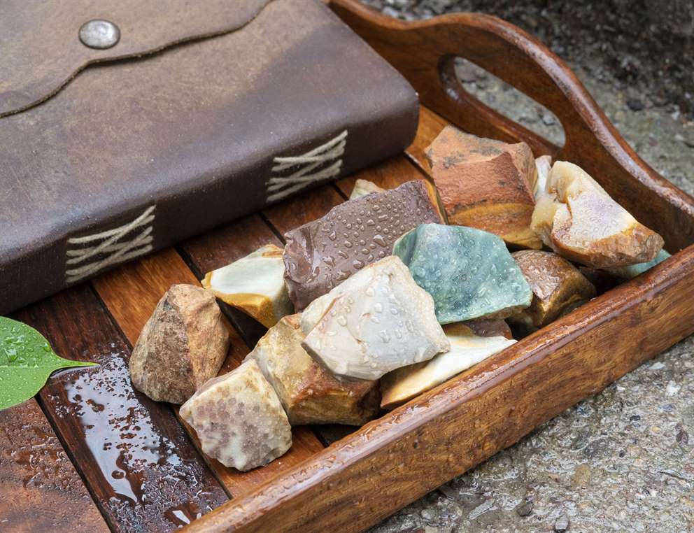 Jasper Rough/Raw Crystal for Tumbling Chakra Balancing