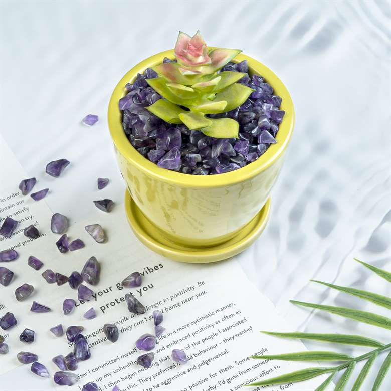 Amethyst Crystal Chips Stone