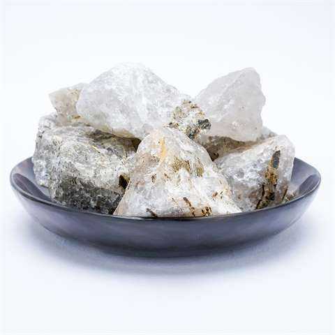 Black Rutile Rough/Raw Natural Crystal for Tumbling Chakra Balancing