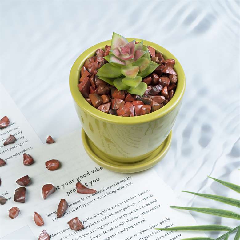 Red Jasper Crystal Chips Stone