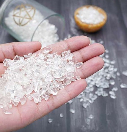Clear Quartz Crystal Chips Stone
