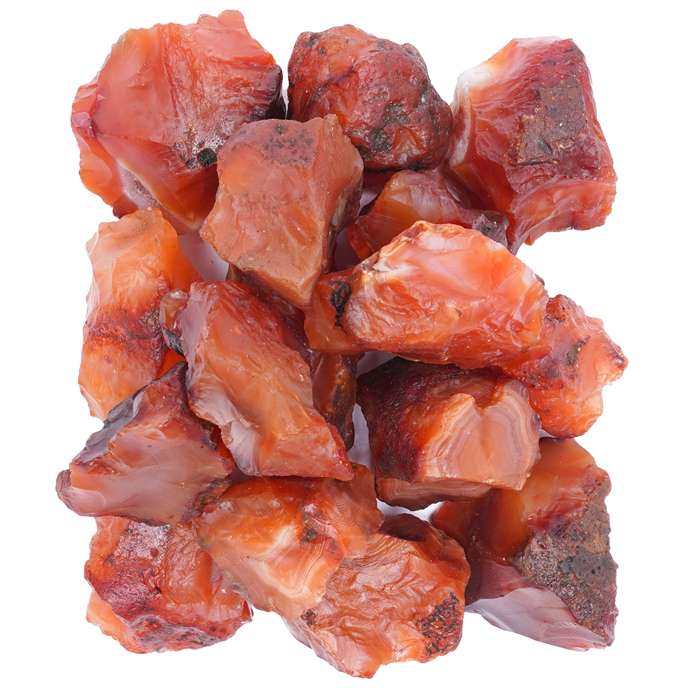 Carnelian Rough/Raw Natural Crystal for Tumbling Chakra Balancing
