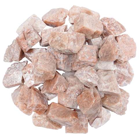 Peach Moonstone Rough/Raw Natural Crystal for Tumbling Chakra Balancing